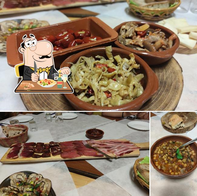 Cibo al Trattoria il borgo antico