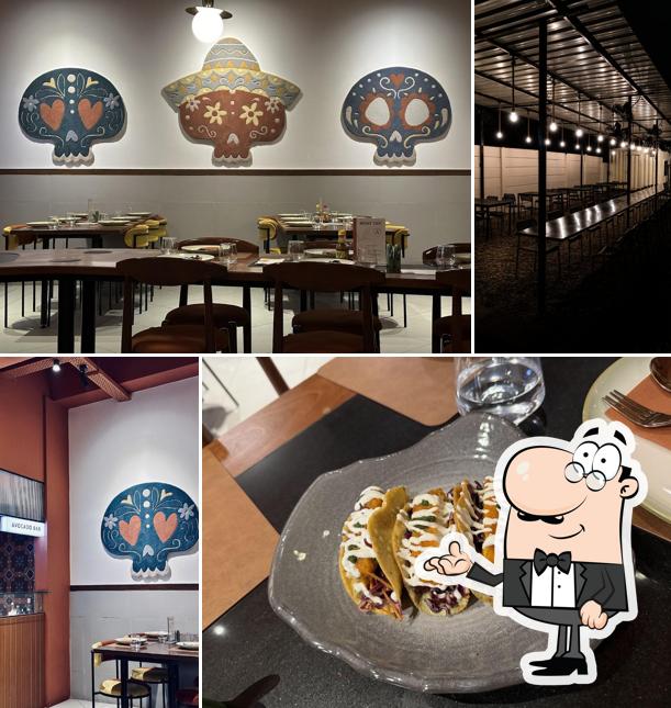 The interior of Tres Amigos