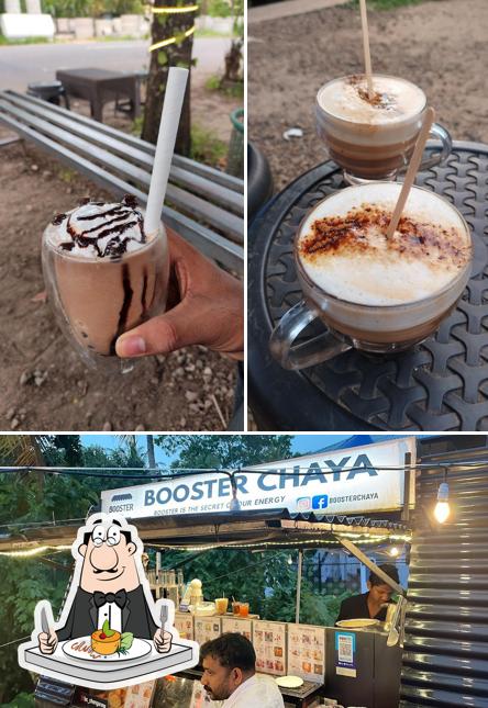 Chocolate mousse at Booster Chaya Chengannur