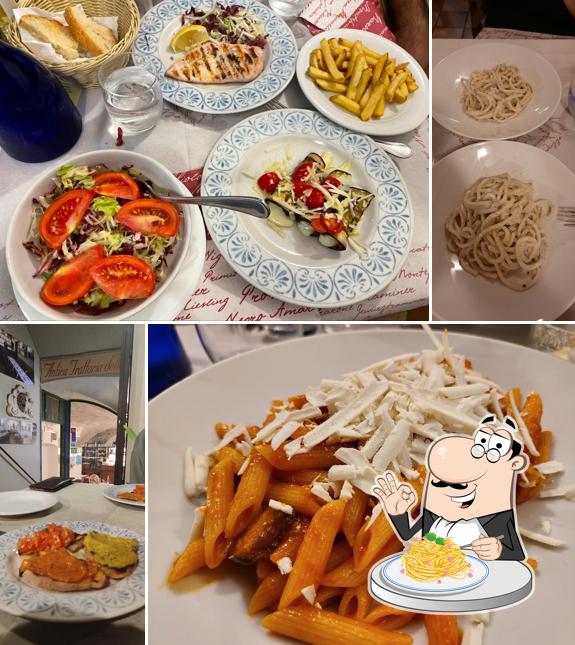 Spaghetti alla carbonara al Antica Trattoria delle Volte