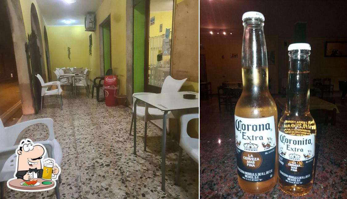 Puoi goderti un rinfrescante bicchiere di birra chiara o scura