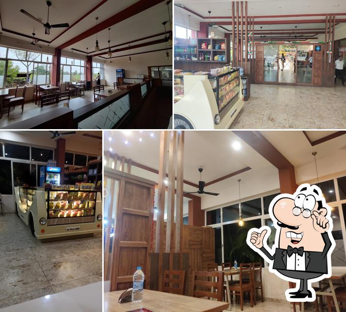 The interior of Green Spoon, Nayaks Veg Restaurant