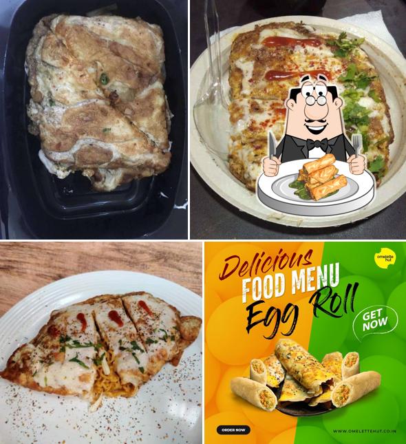 Spring rolls at Omelette Hut