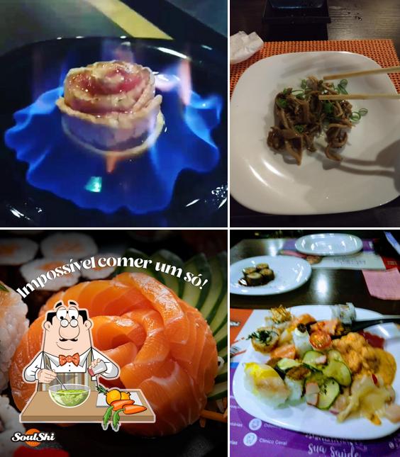 Salada de algas em Soulshi Sushi Lourdes