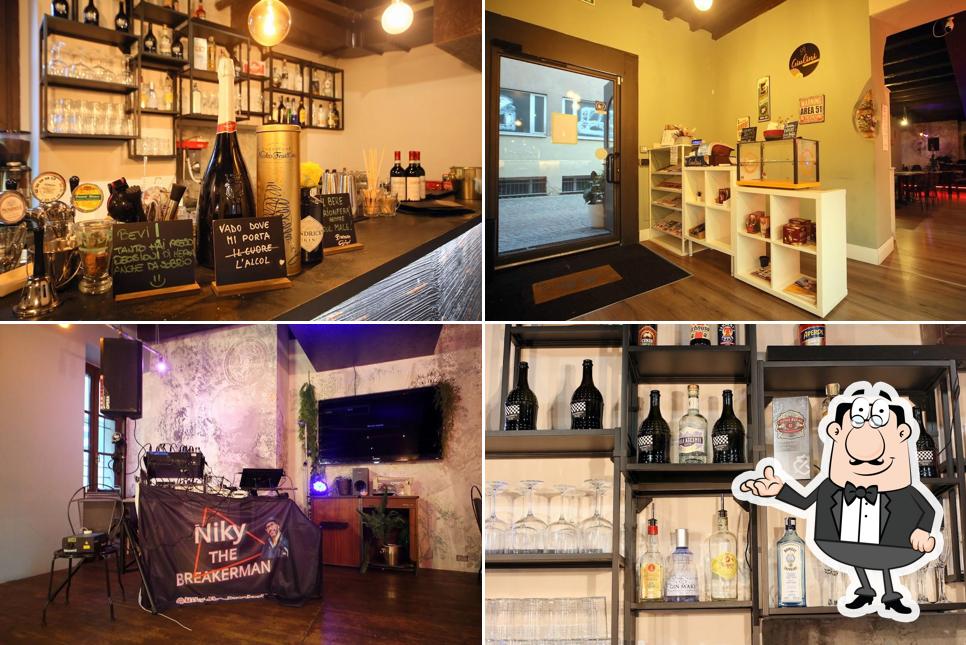 Gli interni di Bar Giulini