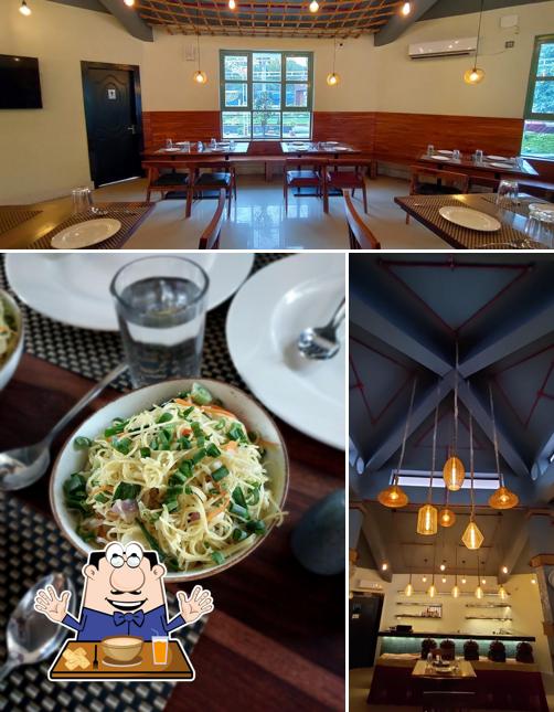 This is the photo showing food and interior at Siddhartha Restaurant