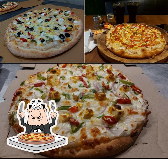 Pick pizza at BarBieCorn Pizza