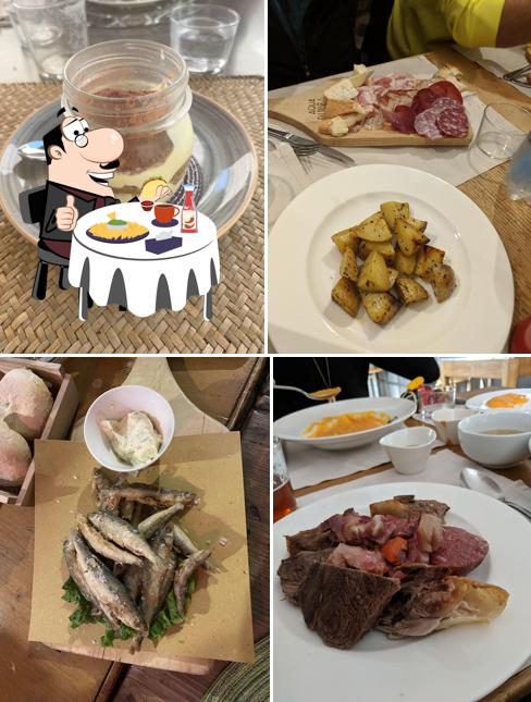 Piatto di formaggi al Casa Aquadulza