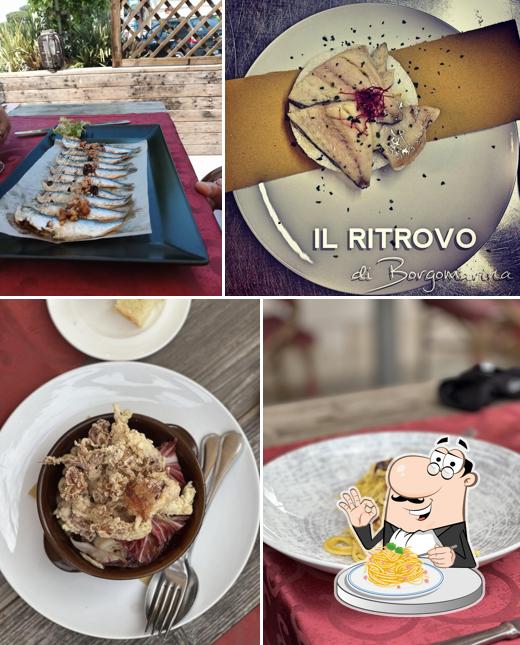 Spaghetti alla carbonara al Il Ritrovo di Borgomarina
