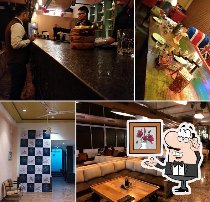 The interior of 1701 Gastropub