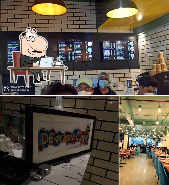 Take a seat at one of the tables at De'oriens Cafe & Dine (Now Cloud Kitchen in DE' Indies)