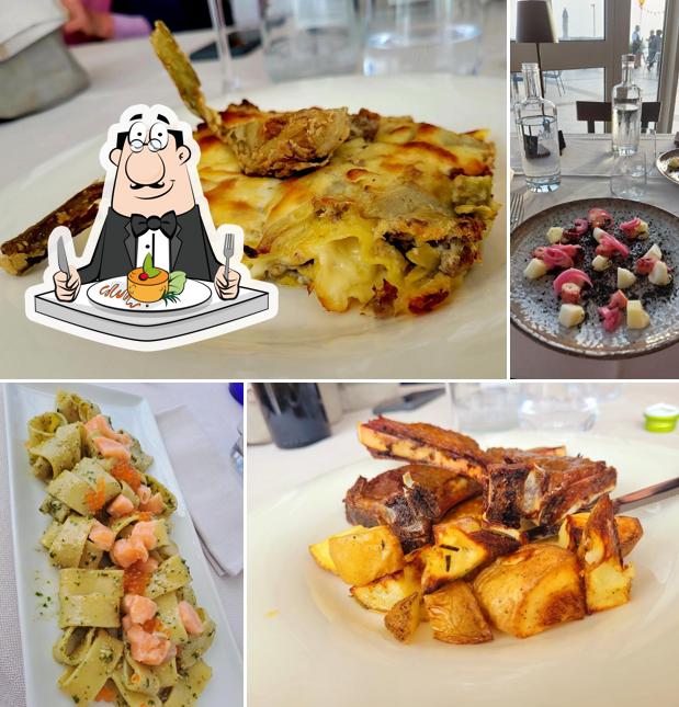 Cibo al Ristorante Lido, Una Rotonda Sul Mare