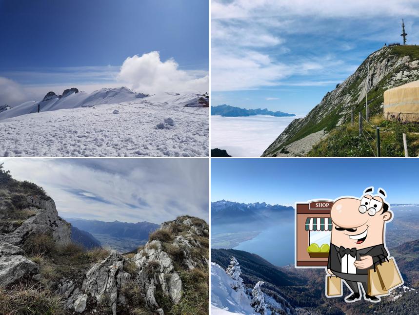 Gli esterni di Restaurant des Rochers-de-Naye