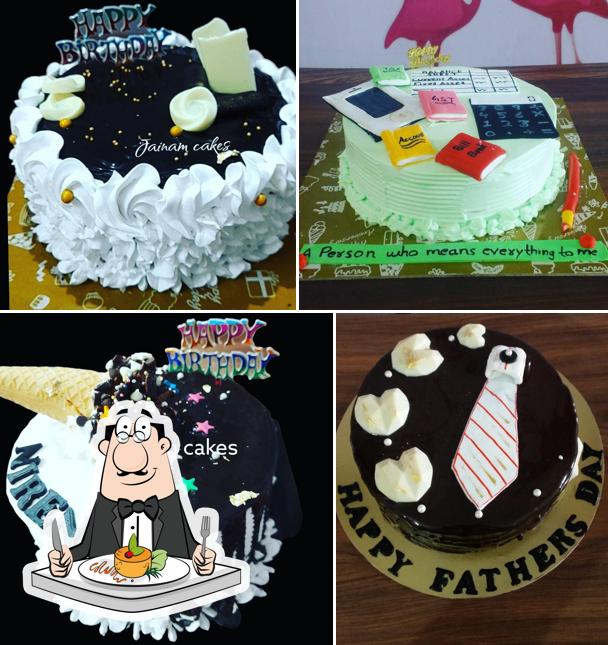 Food at jainam cakes in bapunagar