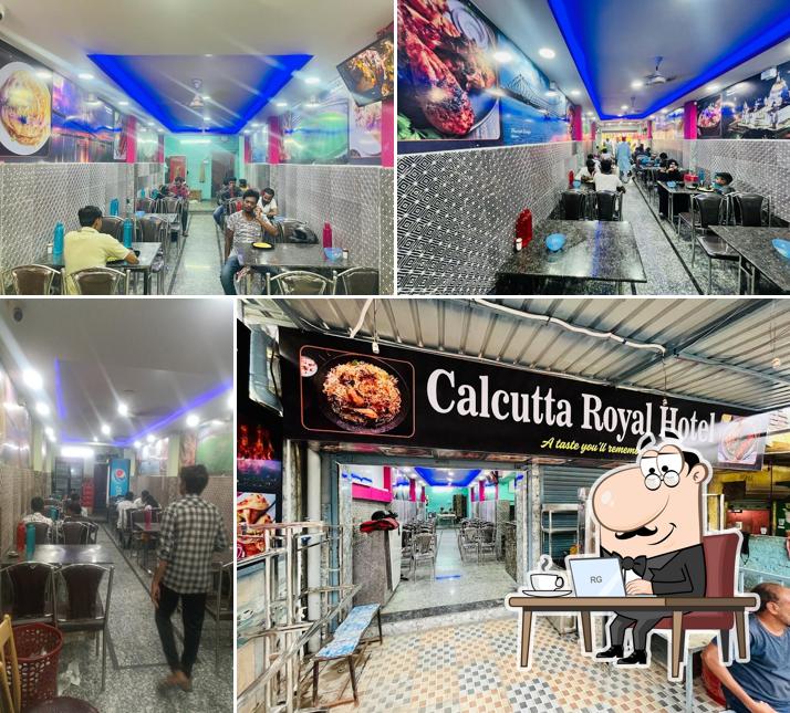 The interior of Culcutta Royal Hotel