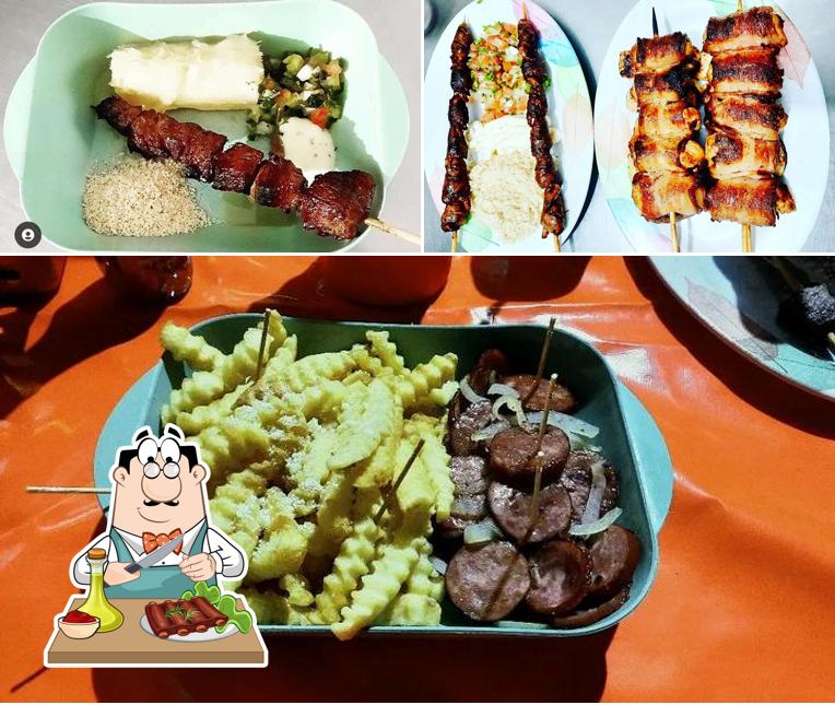 Costelas de porco em Bar e Espetinho do Maurício em Recife Pernambuco (o melhor de recife)