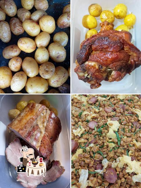 Comida em Frango do Rei #frango assado