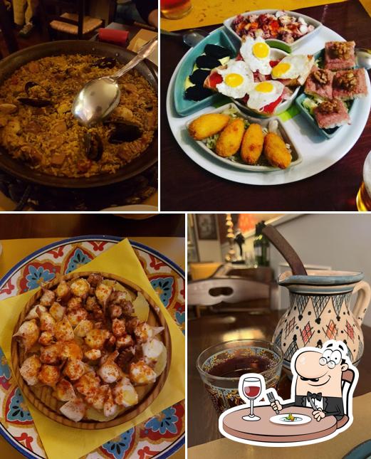 Cibo al Ristorante spagnolo La Posta