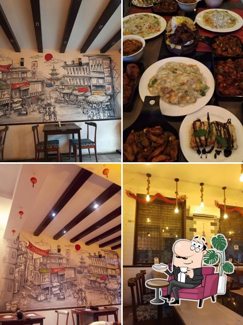 Take a seat at one of the tables at Zhongwen