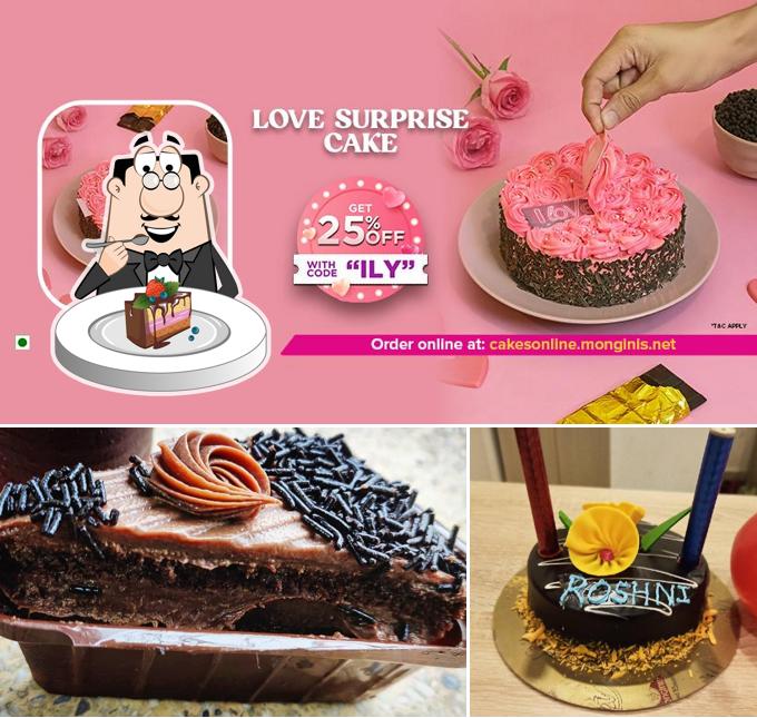 Chocolate cake at Monginis Cake Shop