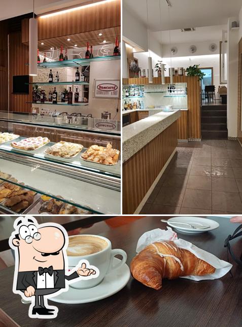 La interni e cibo del ristorante