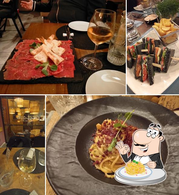 Spaghetti alla carbonara al Eclectique