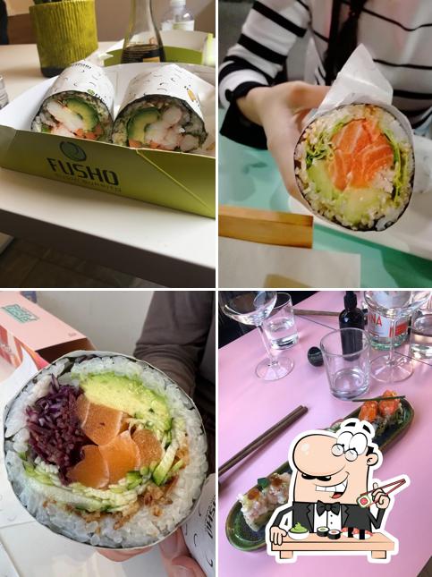 Prova le diverse opzioni di sushi