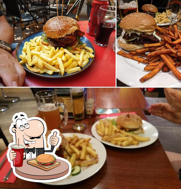 Concediti un bell'hamburger a Le Non-Stop burger Lutry