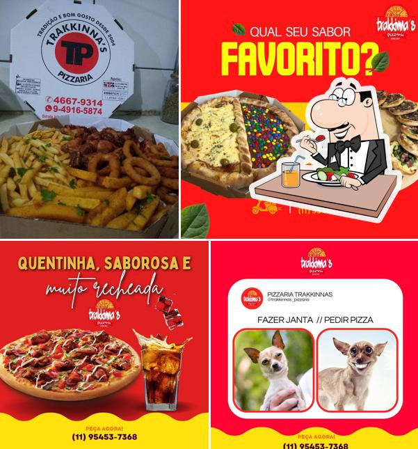 Comida em Trakkinna's Pizzaria