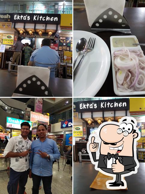 Look at the pic of Ekta's Kitchen