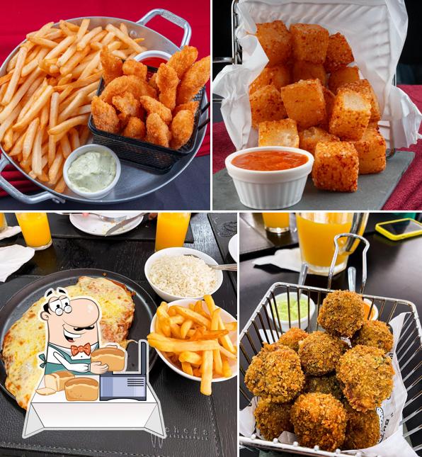 Pão-com-alho em Dois Chefs Gastronomia