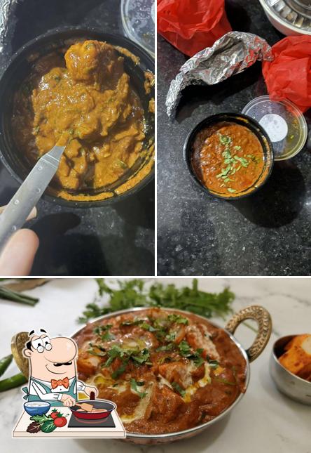 Chicken curry at cafe