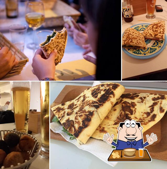 Cibo al Magritte, la Piadina