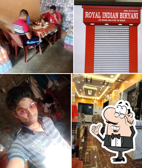 The interior of ROYAL INDIAN BIRIYANI