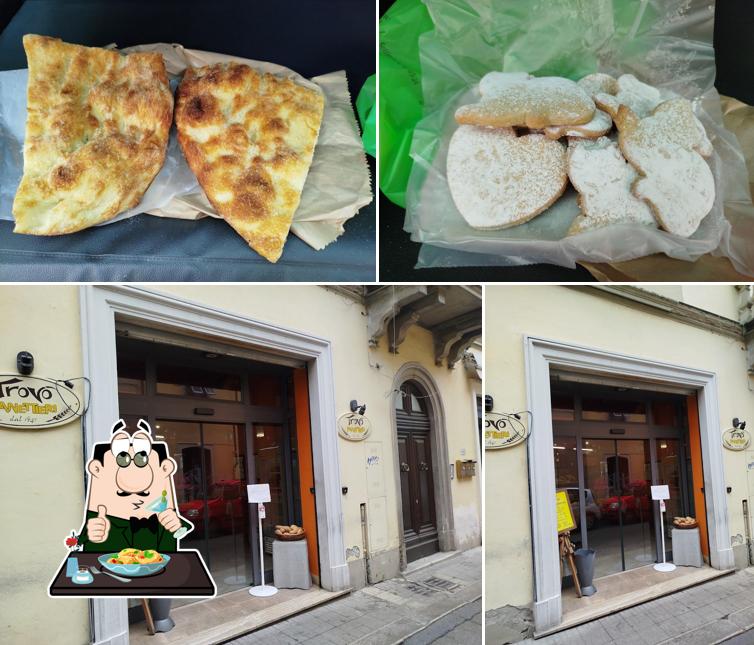 Questa è la immagine che mostra la cibo e esterno di Trovo' Candido Di Trovo' Giancarlo E Roberto S.D.F