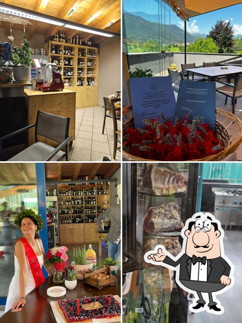 Gli interni di Vista Falò Bistró