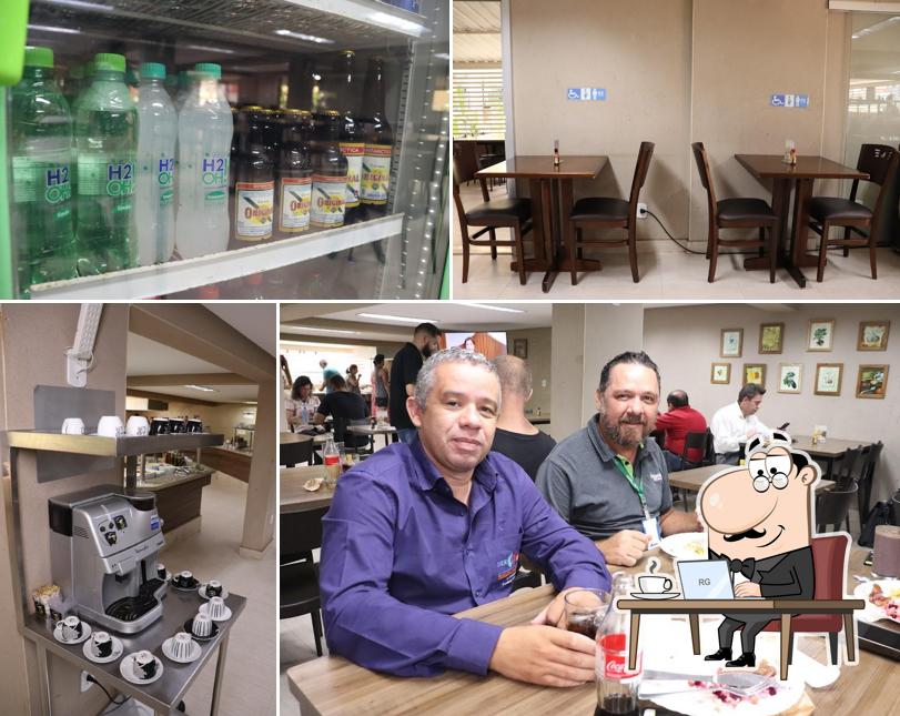 O interior do Cantinho Brasileiro - Restaurante Asa Norte