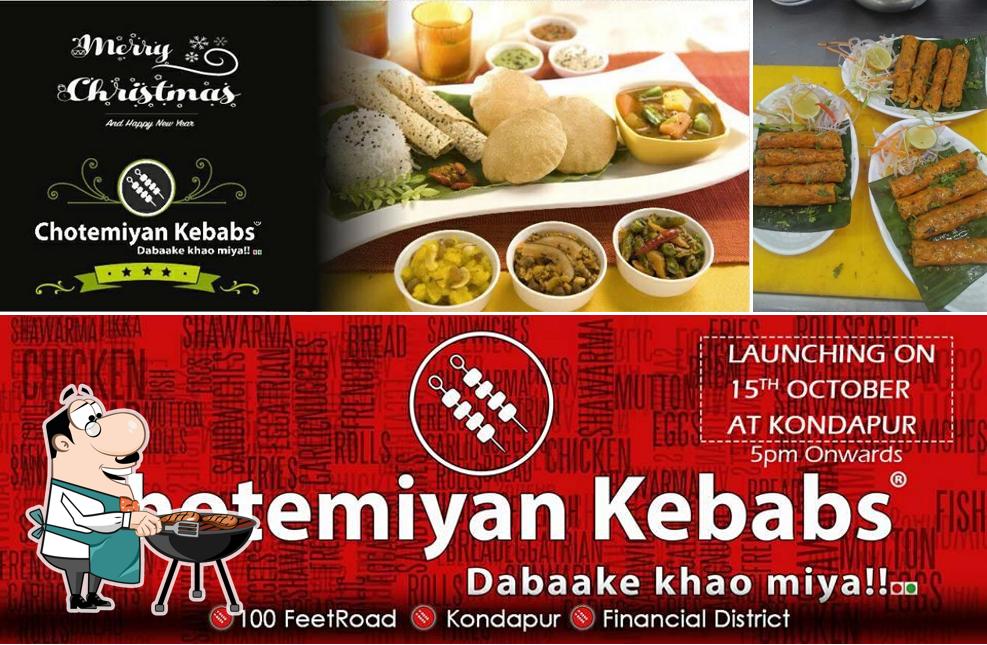 Chotemiyan Kebabs serves meat meals