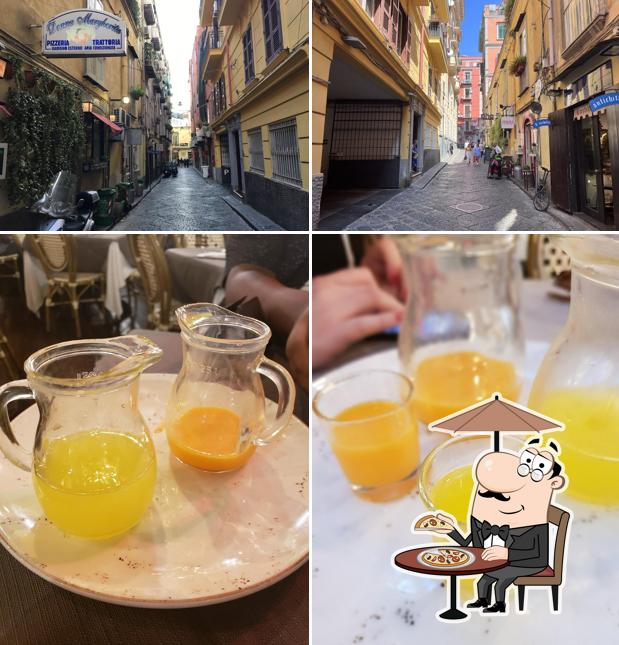 Tra le varie cose da Pino si possono trovare la esterno e bevanda