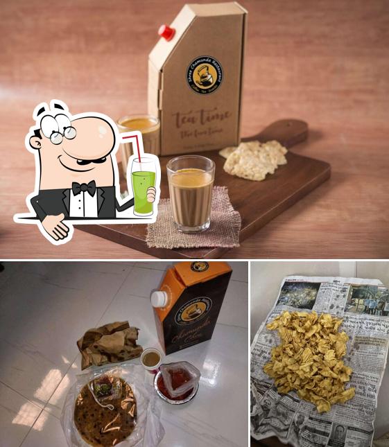 Enjoy a beverage at Chamunda Chai