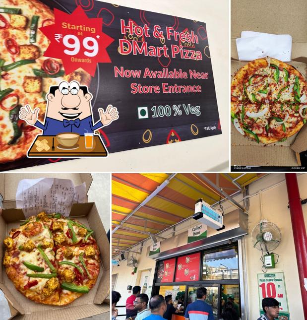 Food at DMart Pizza Restaurant - Carmelaram