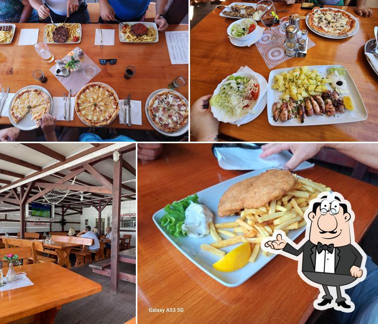Gli interni di Restoran Đasti