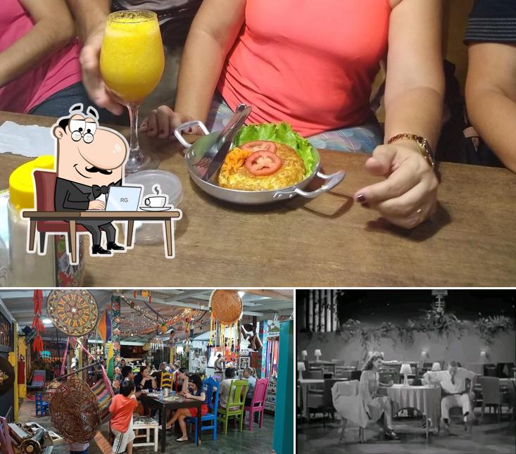 O interior do Tapiocaria Cangaço