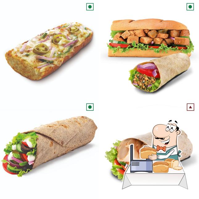 Garlic bread at Subway