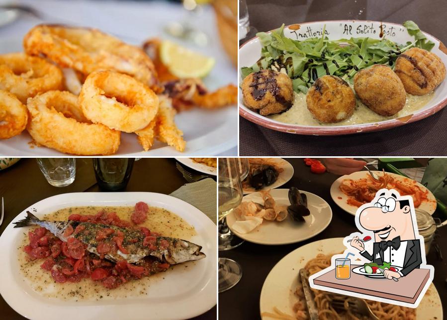 Cibo al Trattoria al Solito Posto