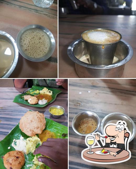 Creme brulee at Saraswathi Cafe