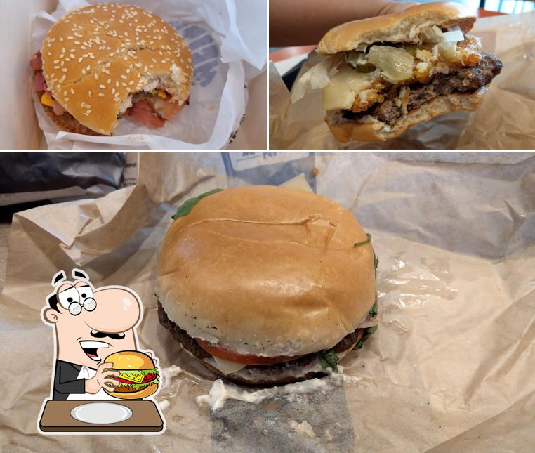 Ordina un hamburger a Burger King