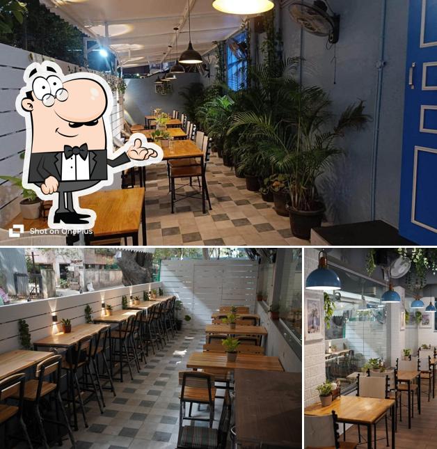 The interior of Cafe’ Grains & Grills