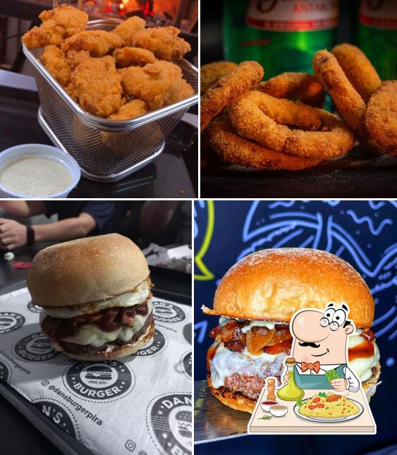 Platos en Dan's Burger