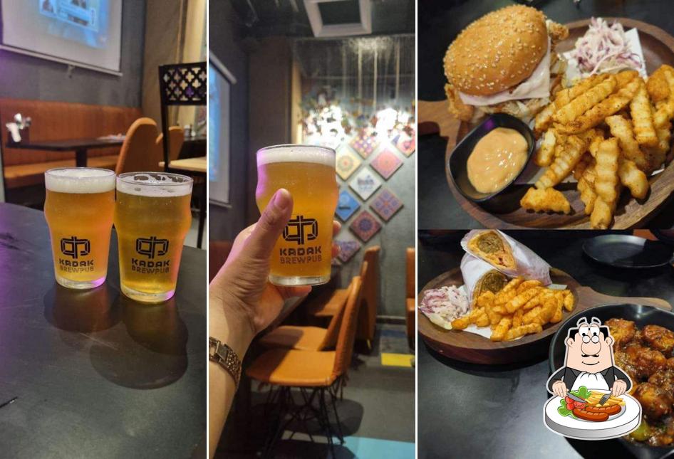 Food at Kadak Brewpub